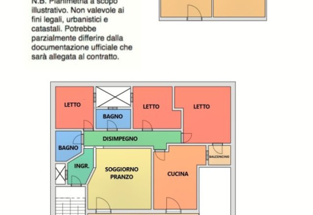 Mezzanine floor apartment with large basement - 1